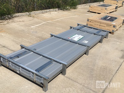 (100) Piece Lot of 10' Long Corrugated Steel Panels