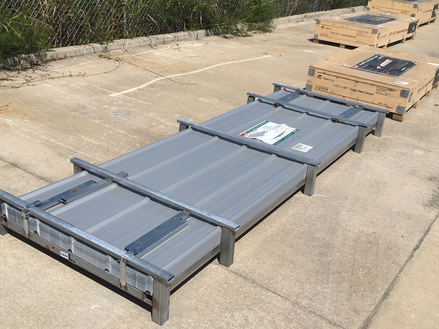 (100) Piece Lot of 10' Long Corrugated Steel Panels