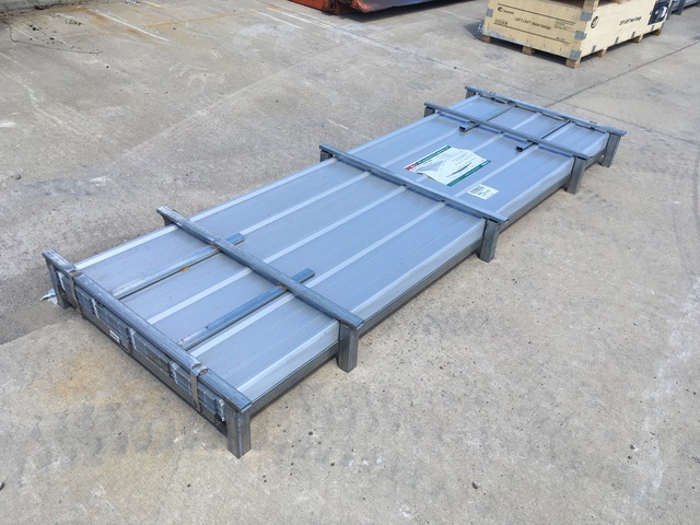(100) Piece Lot of 10' Long Corrugated Steel Panels (100) Piece Lot of 10' Long Corrugated Steel Panels