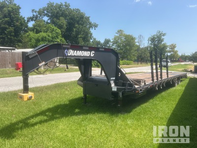 2022 Diamond FXAX212 40 ft T/A Gooseneck Equipment Trailer