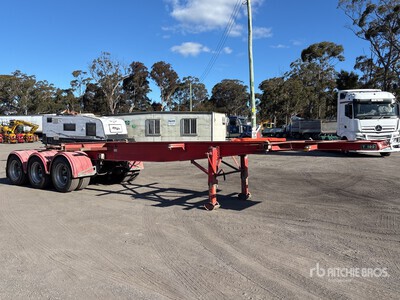 2005 MaxiTrans 6.1 m Tri/A B-Double Lead Container Trailer