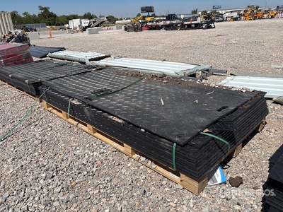 Quantity of (12) 2026 SKLP SK-LJB12 94 in x 47 in Polyethylene Traffic Plates (Unused)