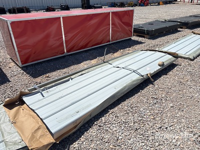 Quantity of (50) 2026 SKLP SK-XH50 3 ft x 10 ft Galvalume Steel Sheets (Unused)