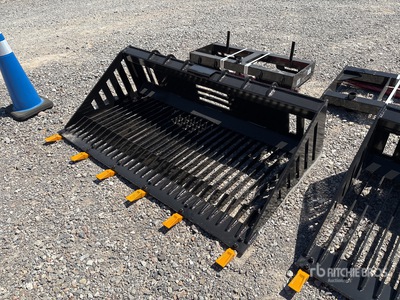 2026 GIYI GY-RB66 66 in Q/C Skeleton Skid Steer Bucket (Unused)