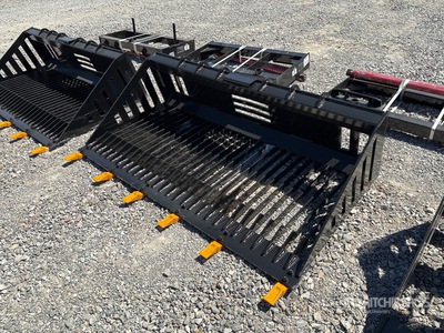 2026 GIYI GY-RB66 66 in Q/C Skeleton Skid Steer Bucket (Unused)