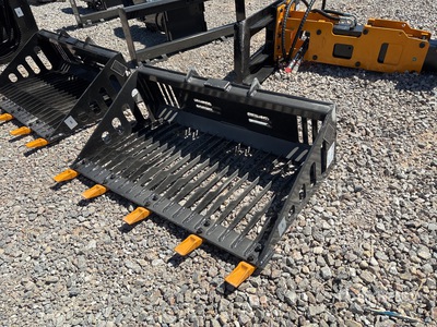2026 GIYI GY-RB44 44 in Skeleton Mini Skid Steer Bucket (Unused)