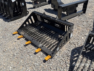 2026 GIYI GY-RB44 44 in Q/C Skeleton Mini Skid Steer Bucket (Unused)