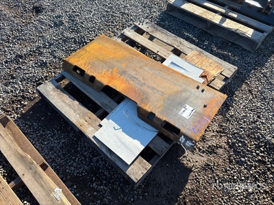 2026 Wolverine QMP2-16-12T Skid Steer Attachment Mounting Plate (Unused)