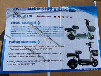 2026 SKLP SK-E48 Scooter (Unused)