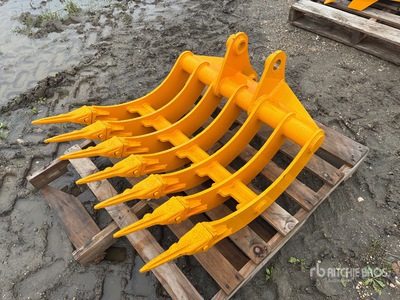 2026 GIYI 32 in Excavator Rake (Unused)