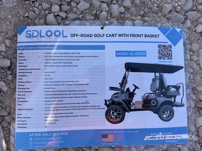 2026 SDLOOL SL-GC22S Off-Road Wózek golfowy (Unused)