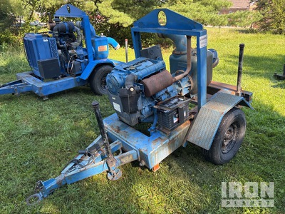 2004 Thompson 6HT-1600 Trailer-Mounted Water Pump