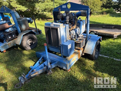 2017 Thompson 6HT-2296 Trailer-Mounted Water Pump (Inoperable)