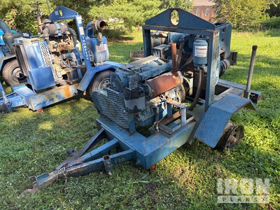 2005 Thompson 6V-1098 Trailer-Mounted Water Pump (Inoperable)