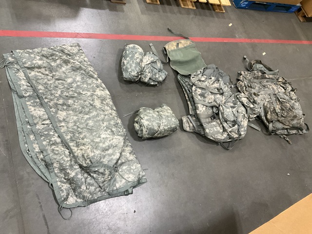 (31) Large Field Packs & (67) Wet Weather Poncho Liners