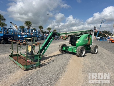 2007 JLG 600AJ 4WD Diesel Articulating Boom Lift - Factory Reconditioned 2017