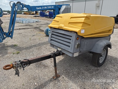 2011 Atlas Copco XAS185JD7TBV 185 cfm Skid-Mounted Sprężarka powietrza
