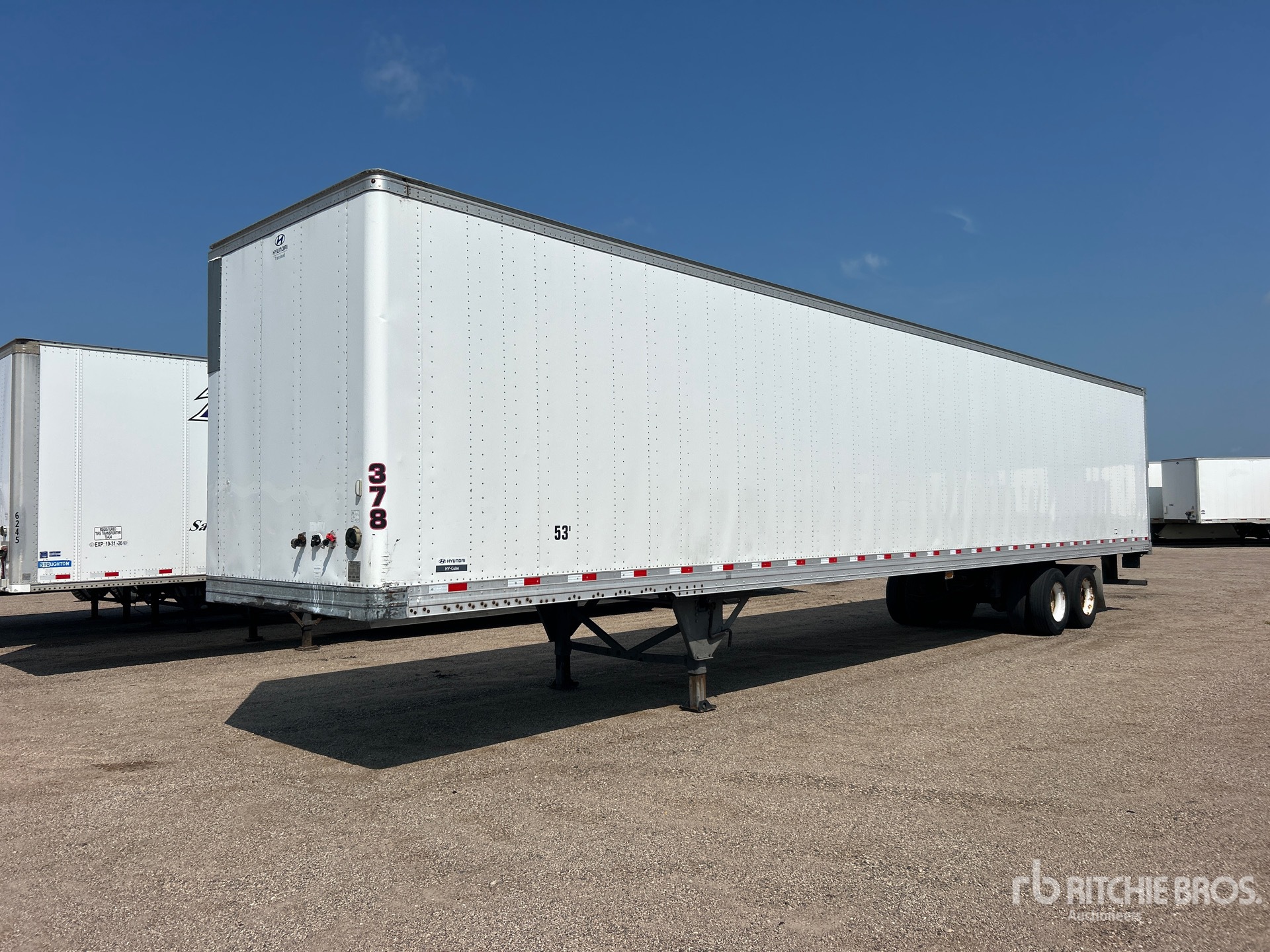 2015 Hyundai VI2530152-AJS 53 ft x 102 in T/A Van Trailer