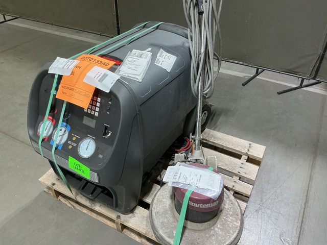 (1) Refrigerant Recovery, Recycling & Recharging Station & (1) Floor Scrubber