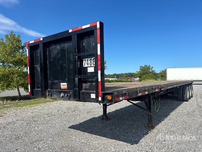 1988 Great Dane 45 ft Tri/A 45 ft Extendable Remolque caja abierta