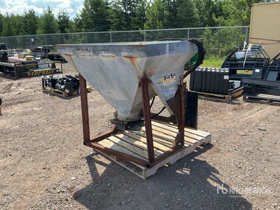 2015 HLA ScatterShot HS1000 Hydraulic Salt Spreader - Fits Skid Steer Loader