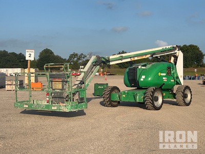 2006 JLG 600AJ 4WD Diesel Articulating Boom Lift - Factory Reconditioned 2016