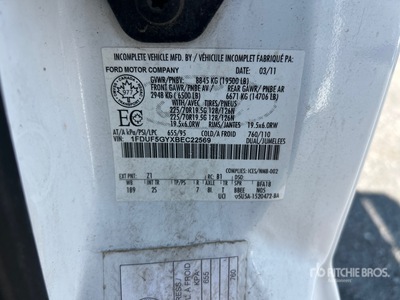 2011 Telelift TTS 25-5-GY 35 ft on 2011 Ford F-550 XL 4x2 Van Mounted Aerial Lift