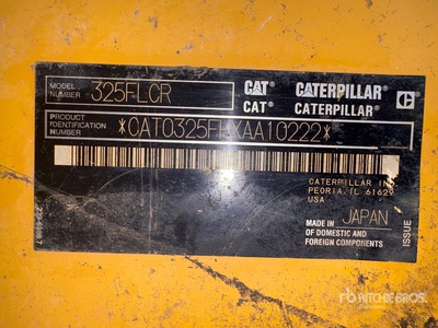 2017 Cat 325F L CR Excavadora de Cadenas
