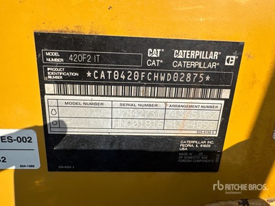 2018 Cat 420F2 IT 4x4 Backhoe Loader