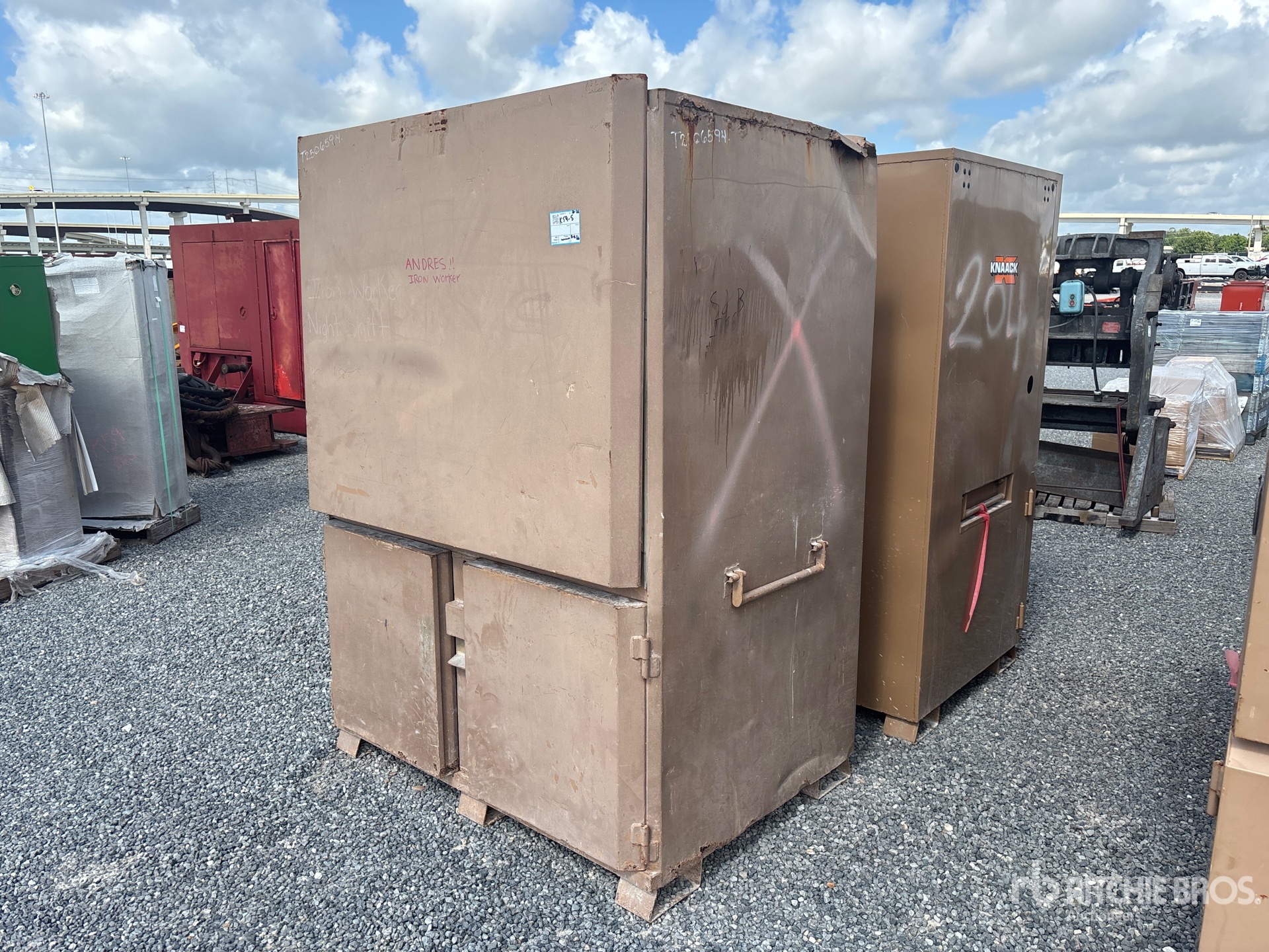 Quantity of (2) Knaack Job Site Box
