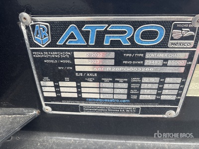 2023 Atro Container Trailer