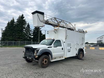 2011 Telelift TTS 25-5-GY 35 ft on 2011 Ford F-550 4x2 Nacelle élévatrice montée sur fourgon