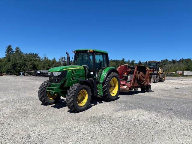 2014 John Deere 6115M 4WD Tractor