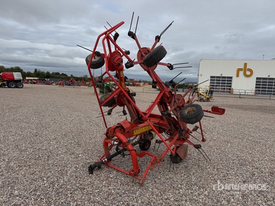 Khun GF5801MH 3-Point 6 Rotor Faneuse Hay Tedder