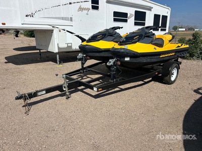 2005 TRLR 12 ft S/A 2 Place Jet Ski Boat Trailer
