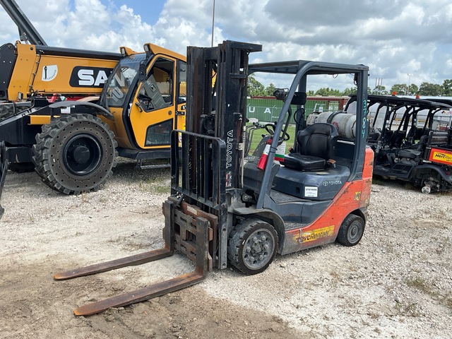 2019 Toyota 8FGCU25 5000 lb Cushion Tire Forklift
