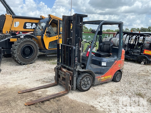 2019 Toyota 8FGCU25 5000 lb Cushion Tire Forklift