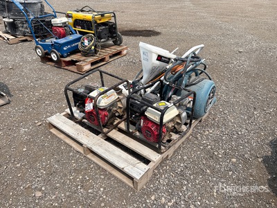 Quantity of (2) Water Pumps, Fan & Paint Sprayer Divers