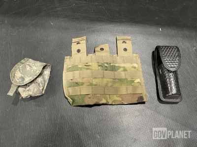 (62) M4 Three Mag Pouches, (79) Individual Pouches & Assorted Items