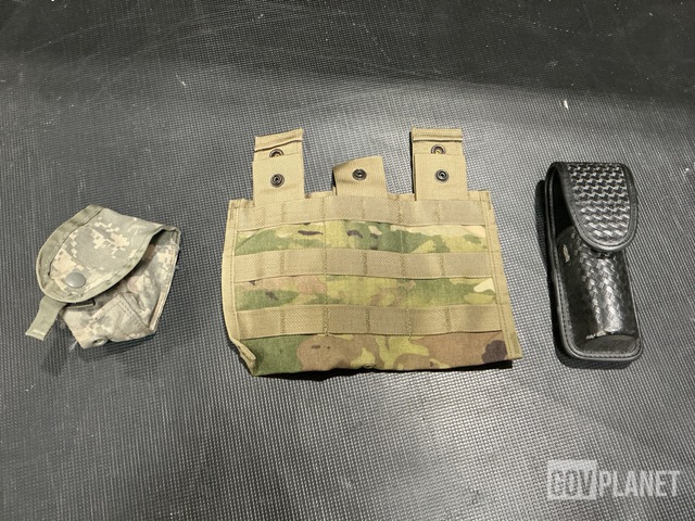 (62) M4 Three Mag Pouches, (79) Individual Pouches & Assorted Items