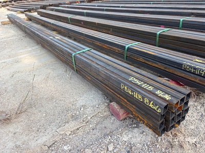 Quantity of (16) 2025 Kit Containers 1.5 in x 1.5 in x 18 ft Square Tubing Divers - Métaux (Unused)