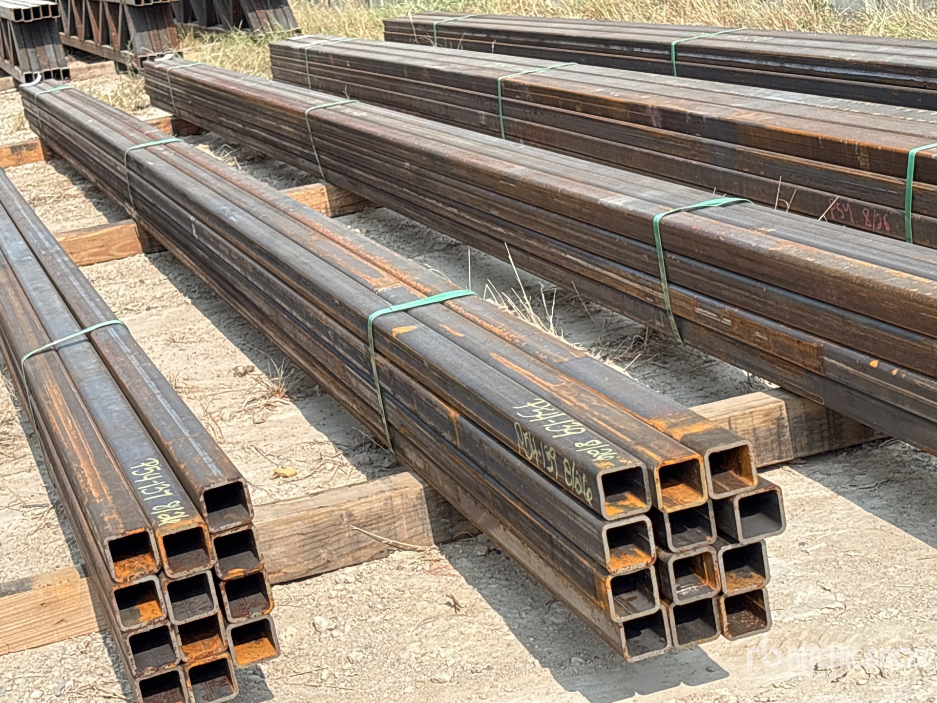 Quantity of (12) 2025 Kit Containers 2 in x 2 in x 24 ft Square Tubing (Unused)