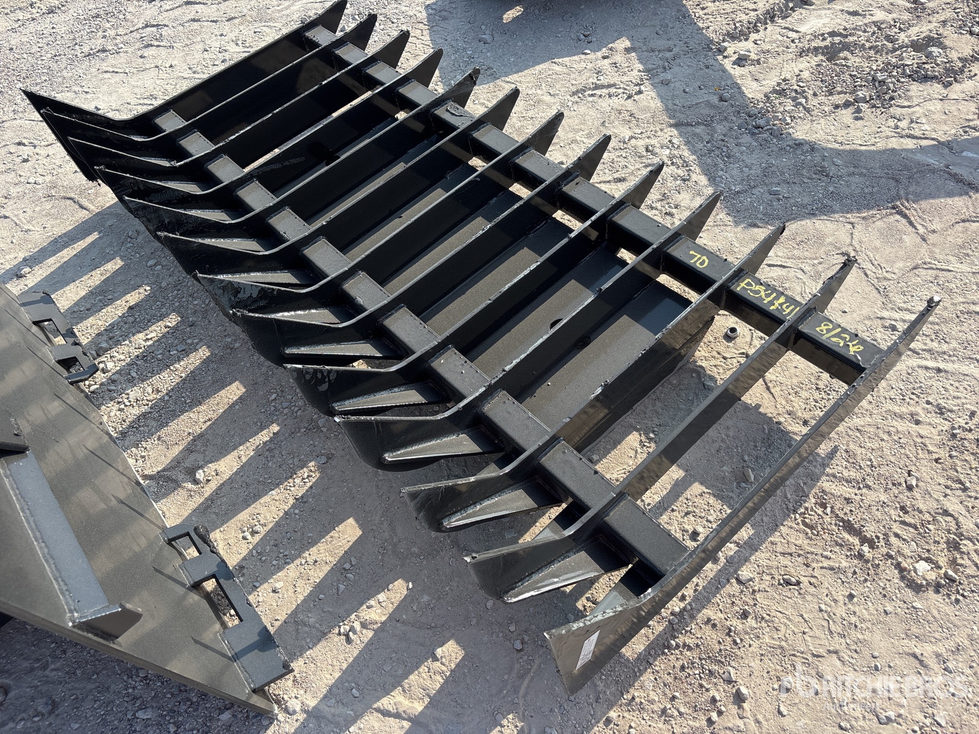 2025 Kit Containers QT-RR-70 70 in Skid Steer Landscape Rake (Unused)