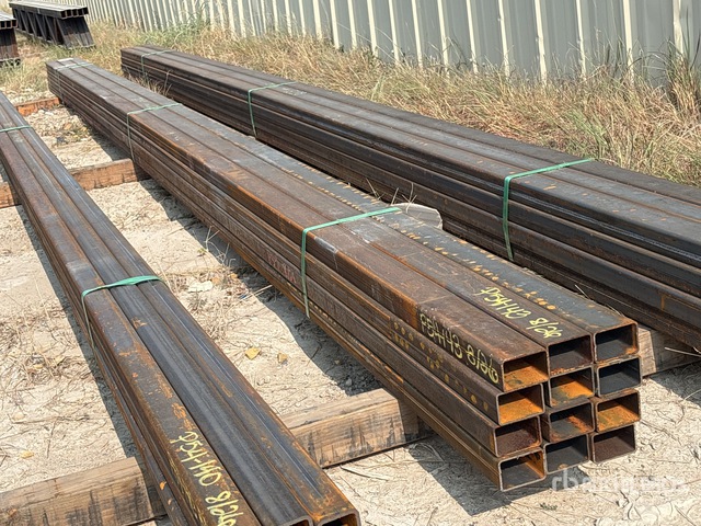 Quantity of (12) 2025 Kit Containers 2 in x 3 in x 22 ft Rectangular Tubing (Unused)