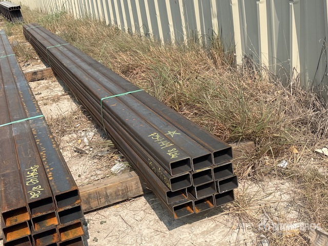 Quantity of (12) 2025 Kit Containers 2 in x 3 in x 22 ft Rectangular Tubing (Unused)