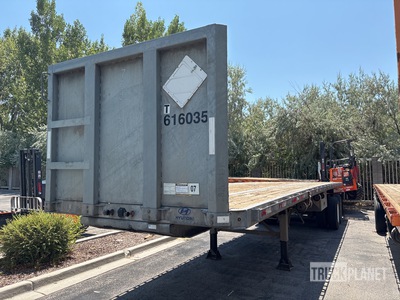2017 Hyundai FC2366122-AF 36 ft T/A Flatbed Trailer