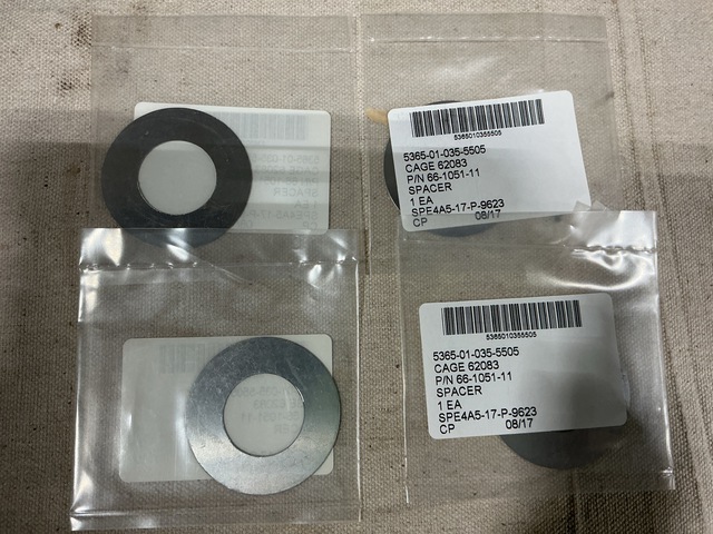 (4) Quality Aviation 66-1051-11 Spacers