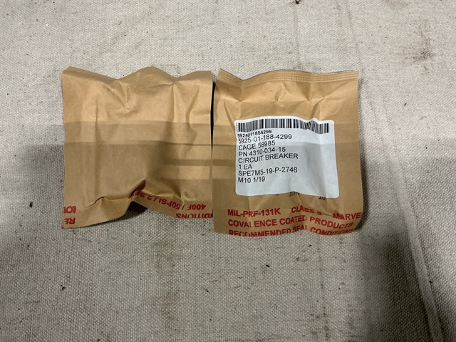 (12) Aviarms Support 4310-034-15 Circuit Breakers