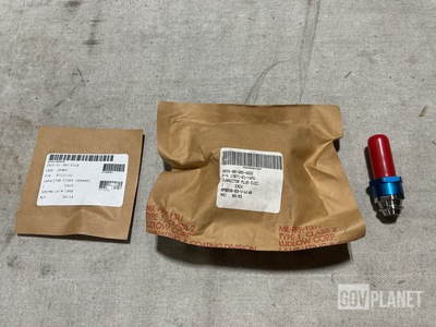 (4) Capacitors, (2) Coupling Halves, (1) Connector & Assorted Items