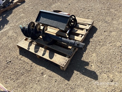 2026 Wolverine MAD-12-12D Mini Skid Steer Auger (Unused)